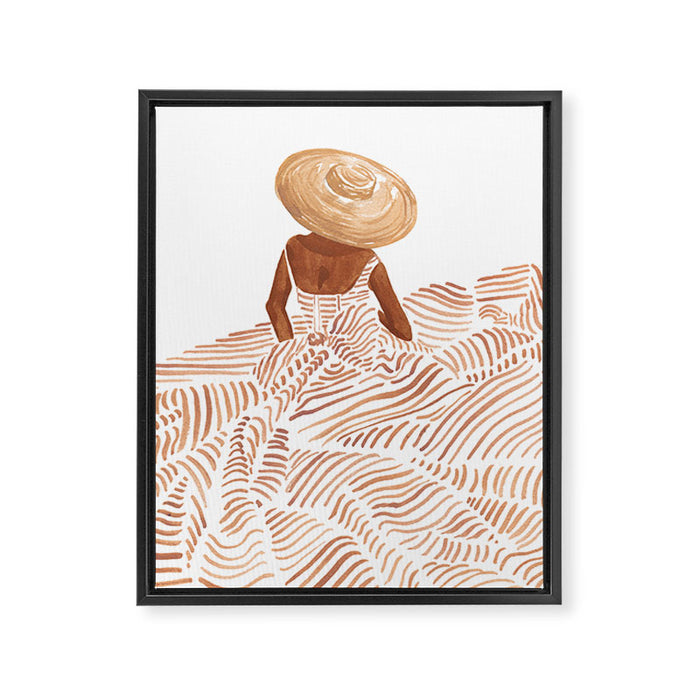Madame Fleur Framed Canvas Print Gallery Image 1