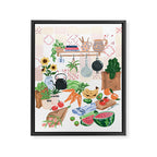 Market Haul Framed Canvas Print Gallery Image 6