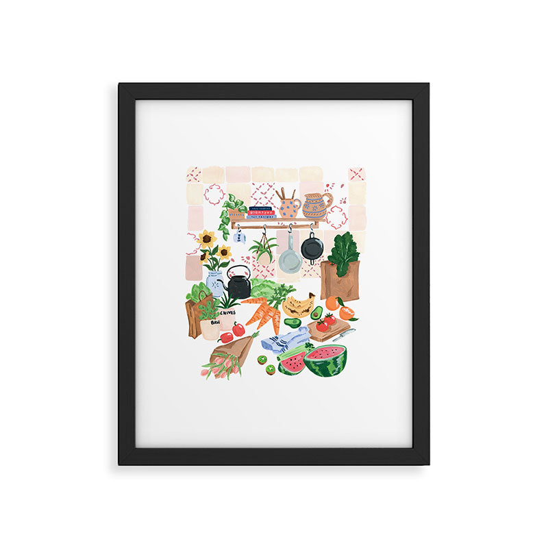 Market Haul Framed Art Print Gallery Image 5