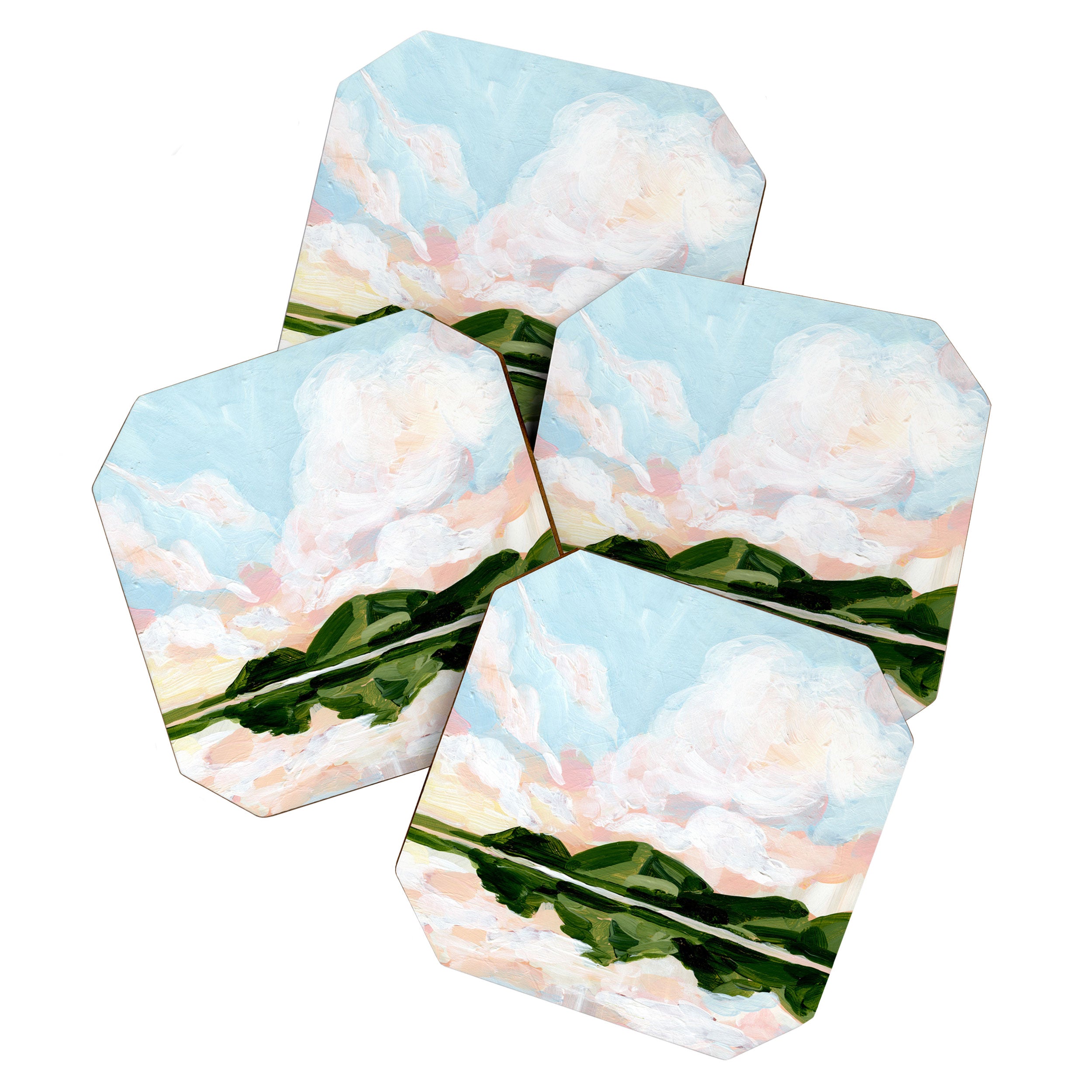 Mirrored Landscape Coaster Gallery Image 1