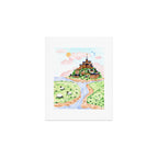 Mont St Michel Art Print Gallery Image 1