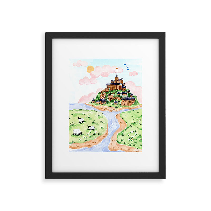 Mont St Michel Framed Art Print Gallery Image 5