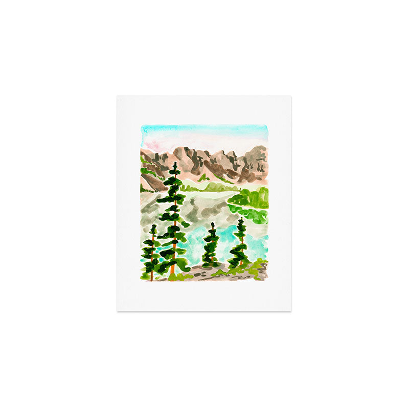 Moraine Lake Art Print Gallery Image 1