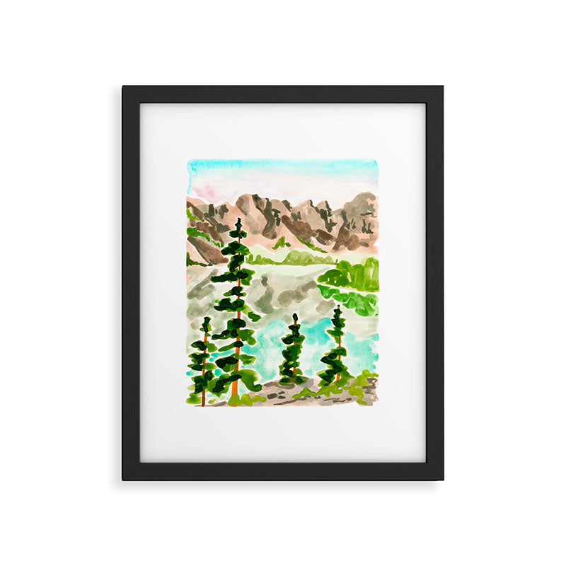 Moraine Lake Framed Art Print Gallery Image 5