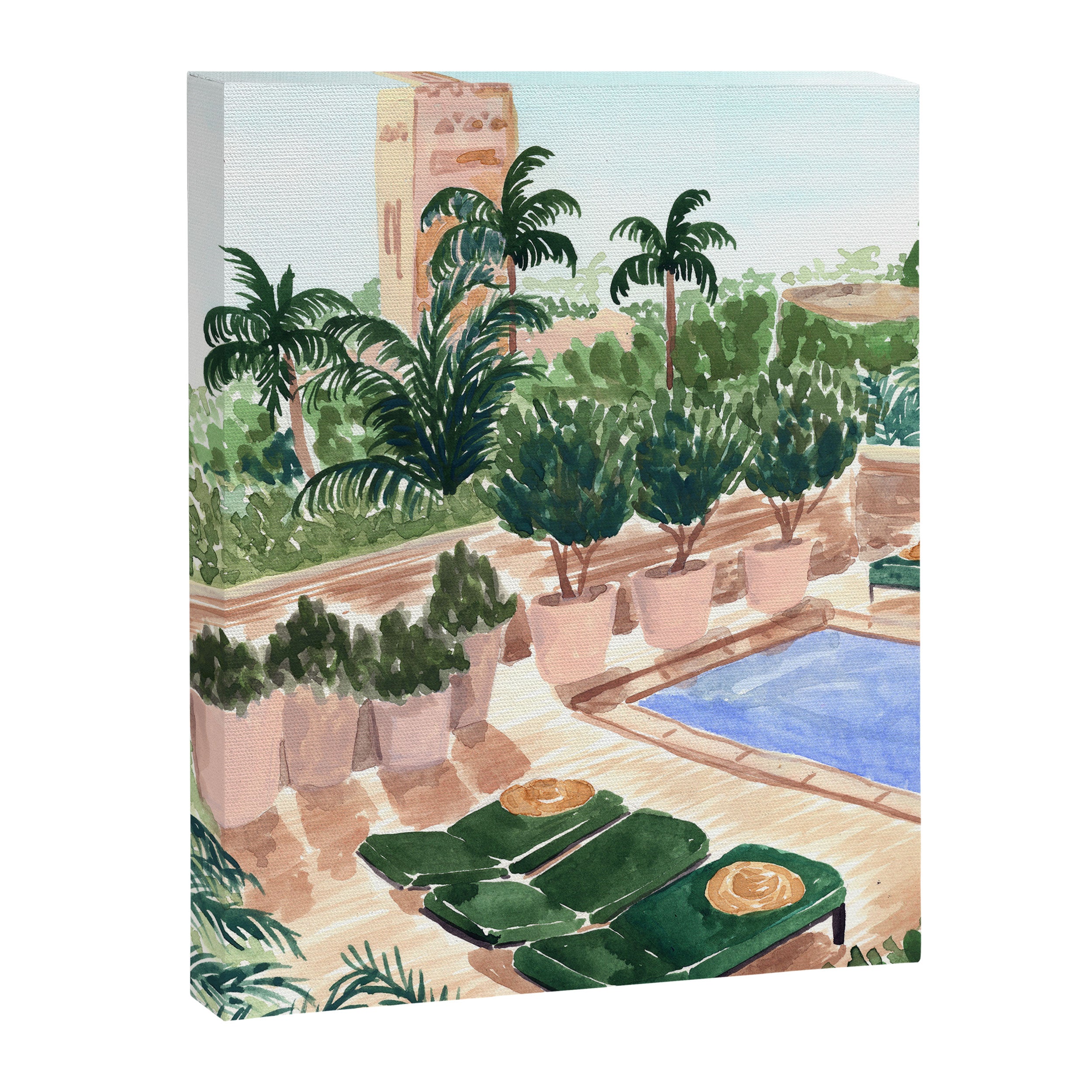 Moroccan Hotel Canvas Print Gallery Image 6