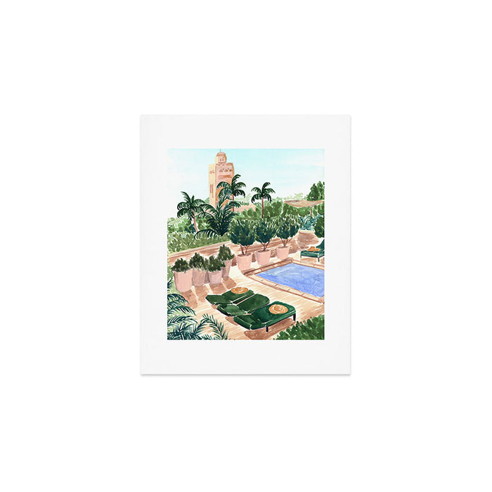 Moroccan Hotel Art Print Gallery Image 1