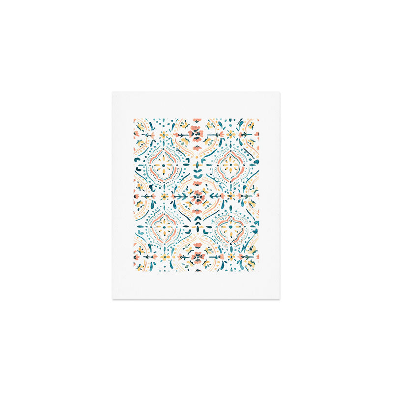 Moroccan Tiles Art Print Gallery Image 1