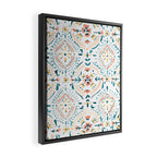 Moroccan Tiles Framed Canvas Print Gallery Image 2