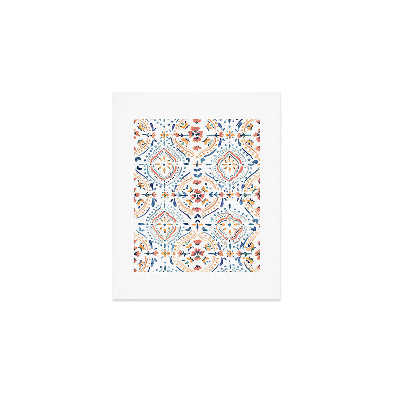 Moroccan Tiles Art Print Gallery Image 1