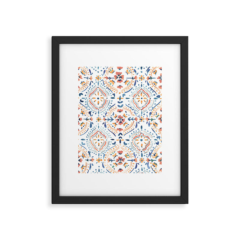Moroccan Tiles Framed Art Print Gallery Image 4