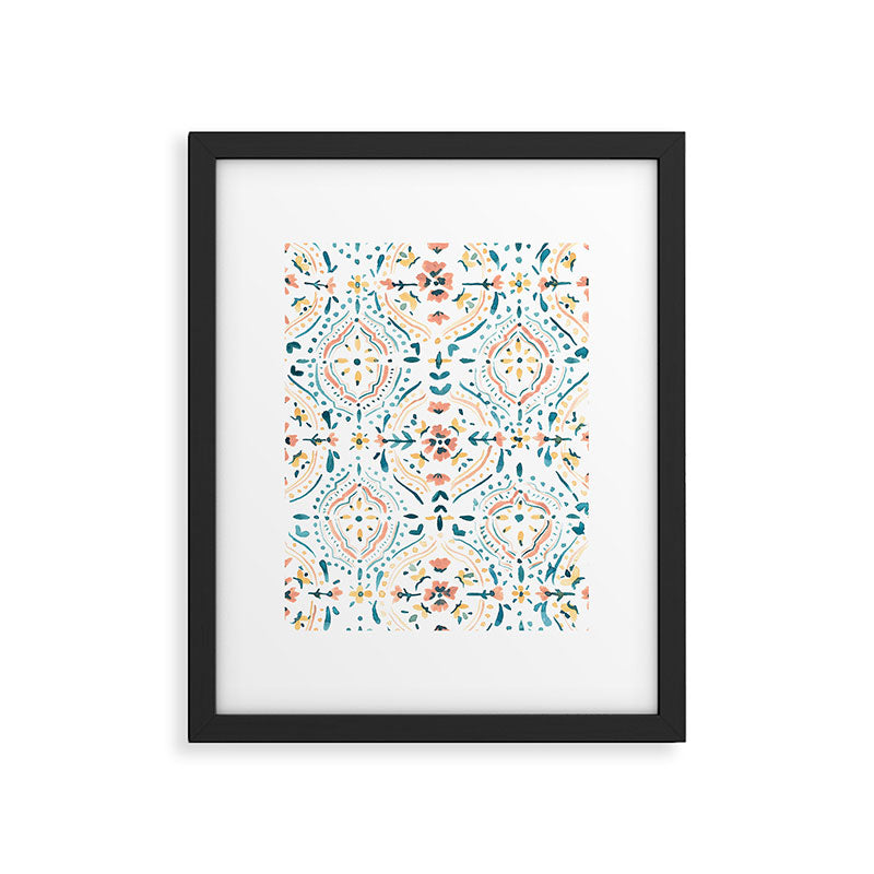 Moroccan Tiles Framed Art Print Gallery Image 5