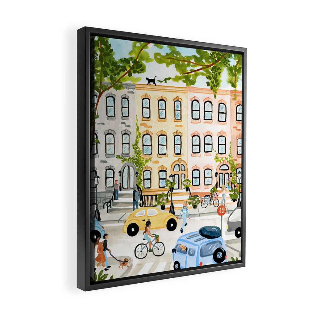 New York Framed Canvas Print Gallery Image 2