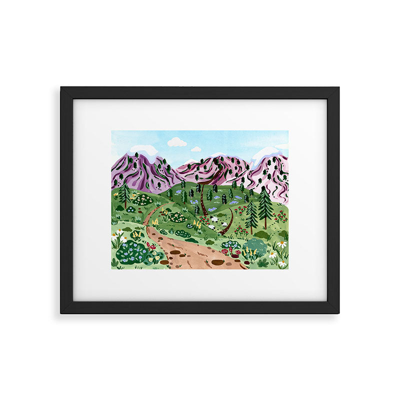 New Zealand Framed Art Print Gallery Image 5