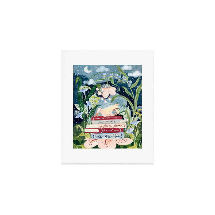 Night Reading Art Print Gallery Image 1