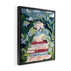 Night Reading Framed Canvas Print Gallery Image 2