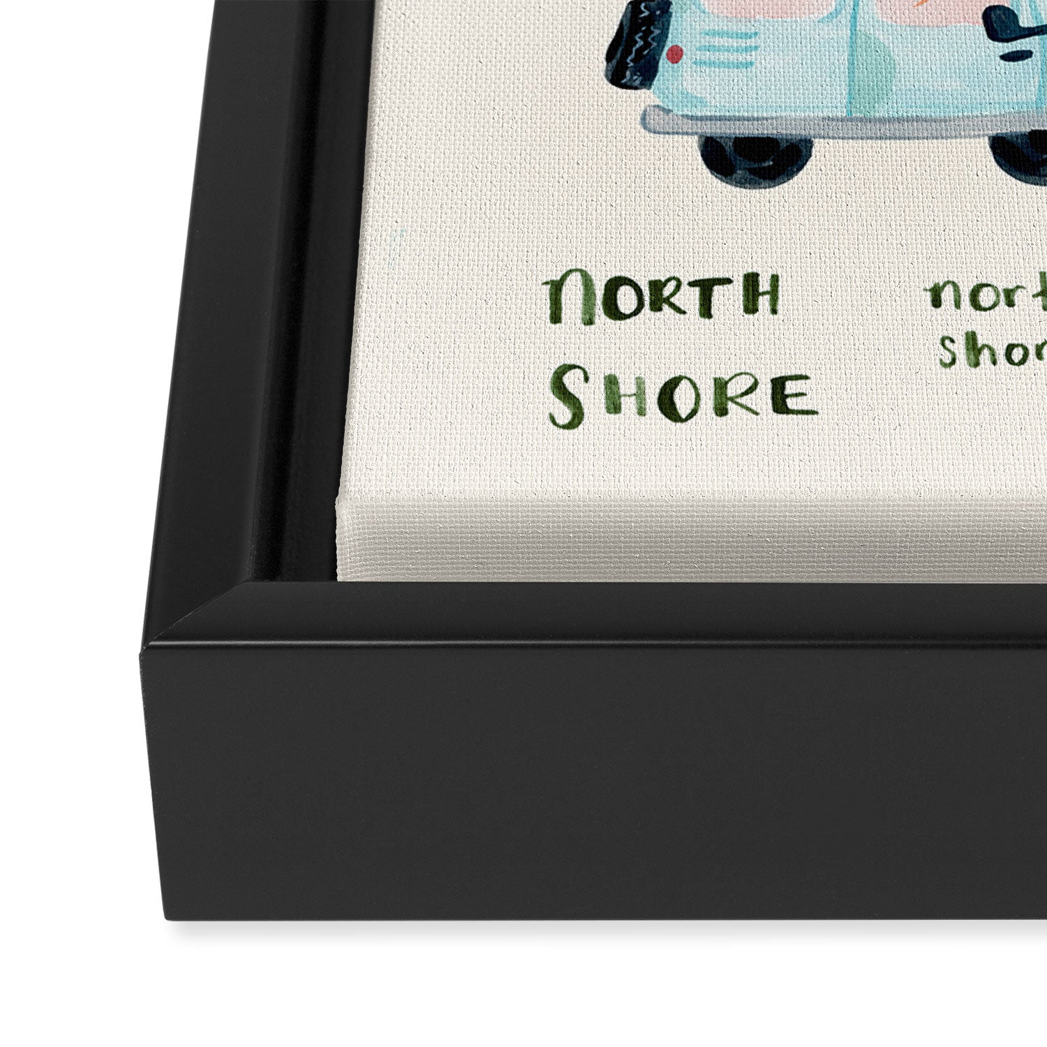 North Shore Art Print Framed Canvas Print Gallery Image 3