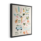 North Shore Art Print Framed Canvas Print Gallery Image 2