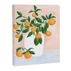 Orange Tree Branch in a Vase Canvas Print Gallery Image 6