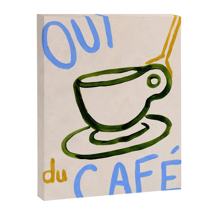 Oui du Café Canvas Print Gallery Image 1