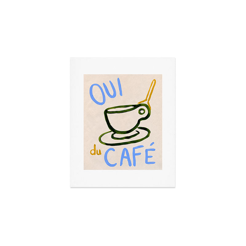 Oui du Café Art Print Gallery Image 1