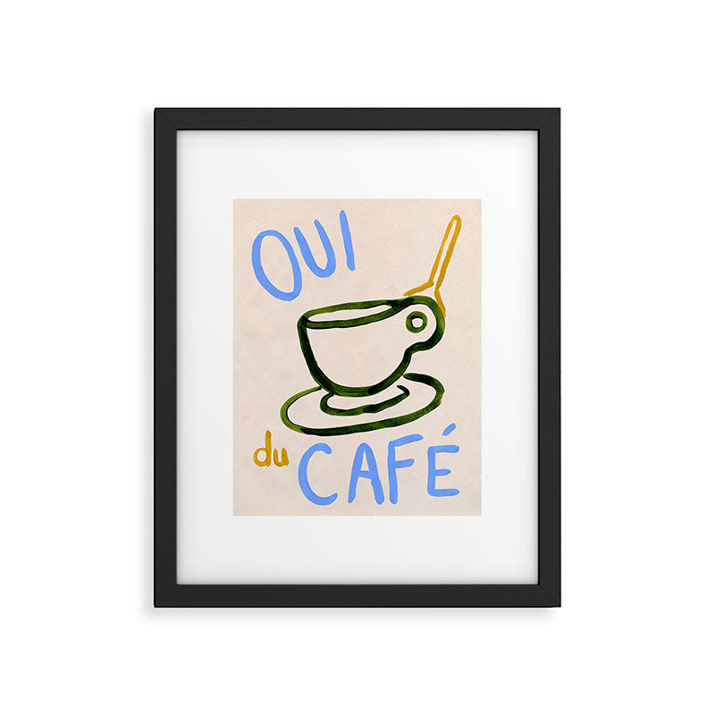 Oui du Café Framed Art Print Gallery Image 5