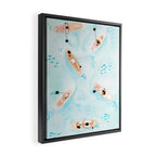 Paddle Boarding Framed Canvas Print Gallery Image 2