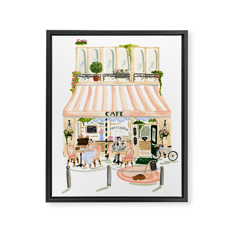 Paris Framed Canvas Print Gallery Image 6