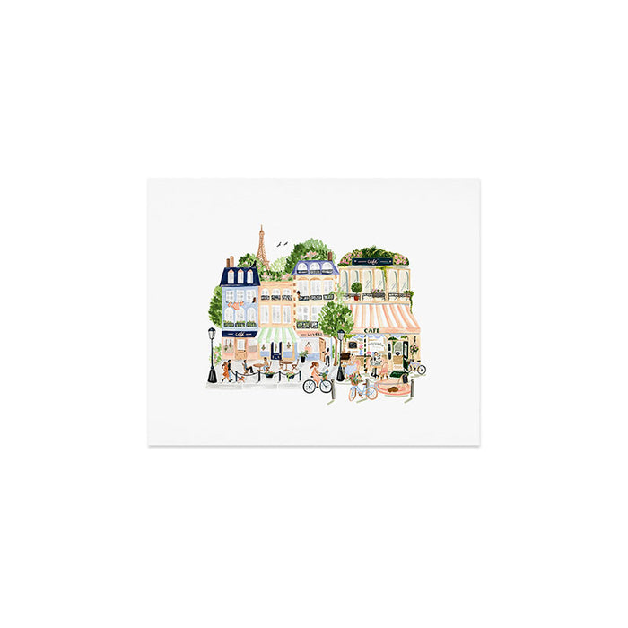 Paris Landscape Art Print Gallery Image 1