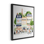 Parisian Buildings Framed Canvas Print Gallery Image 2