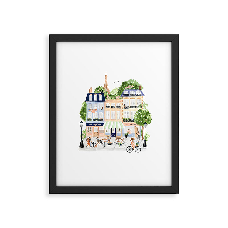 Parisian Buildings Framed Art Print Gallery Image 4