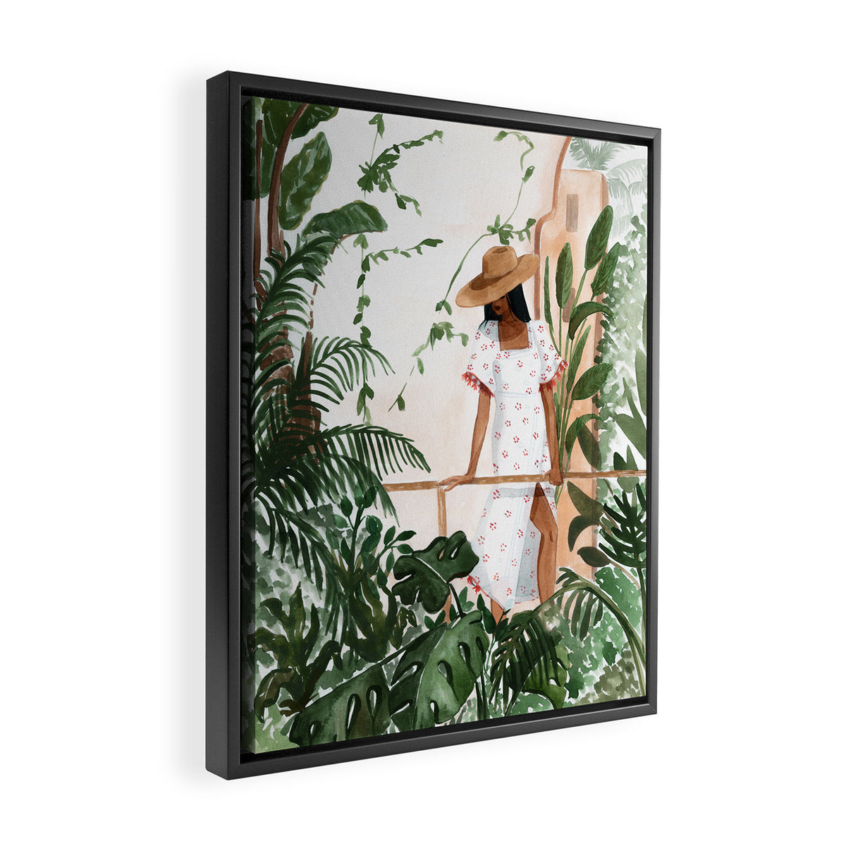 Peaceful Morocco Framed Canvas Print Gallery Image 2