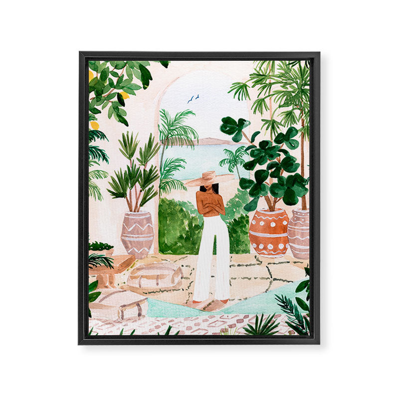 Peaceful Morocco II Framed Canvas Print Gallery Image 6