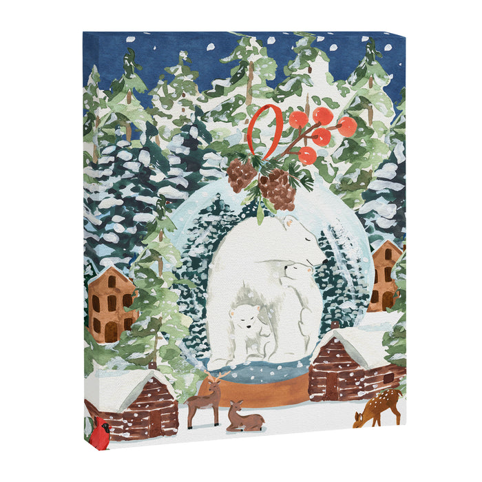Peaceful Winter Night Canvas Print Gallery Image 1