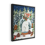 Peaceful Winter Night Framed Canvas Print Gallery Image 2