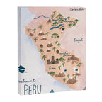 Peru Map Canvas Print Gallery Image 6
