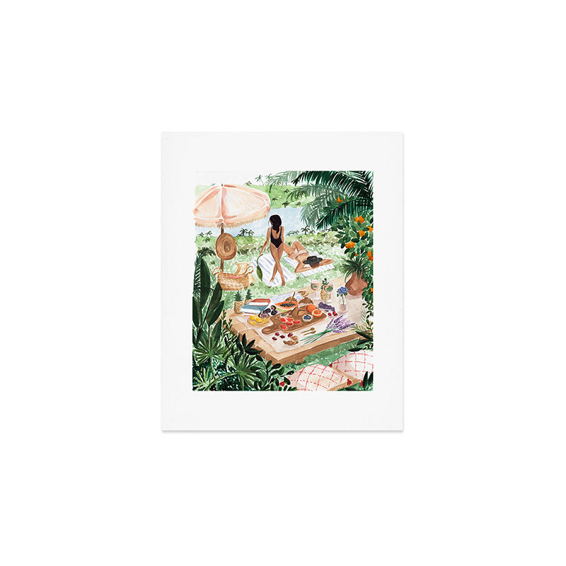 Picnic In the South of France Art Print Gallery Image 1