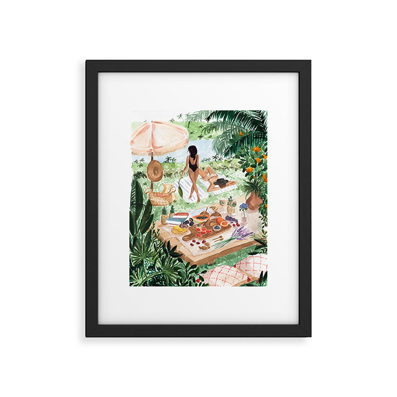 Picnic In the South of France Framed Art Print Gallery Image 5