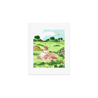 Picnic with Pup Art Print Gallery Image 1