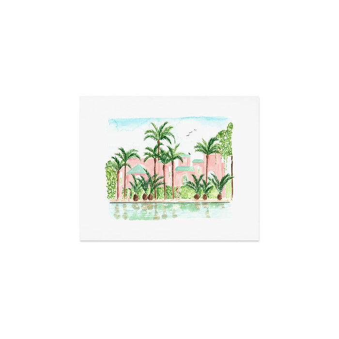 Pink Hotel Art Print Gallery Image 1