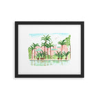 Pink Hotel Framed Art Print Gallery Image 5