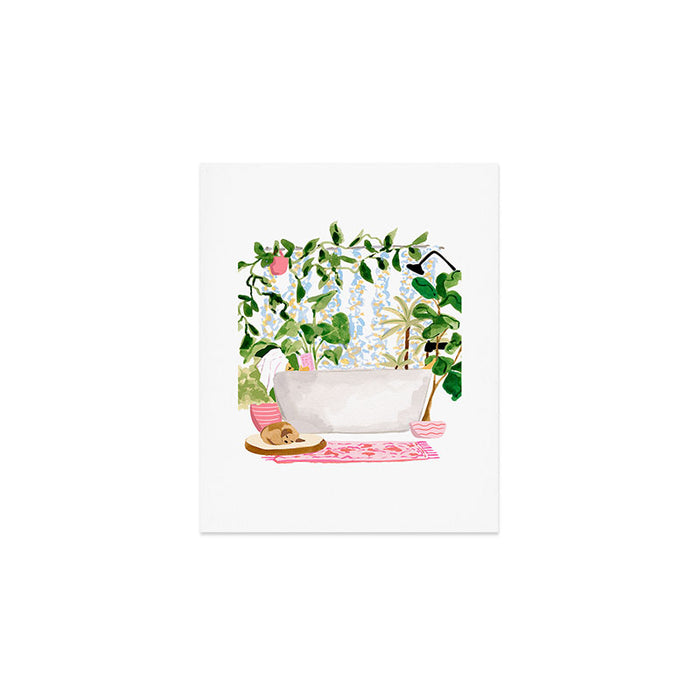Plant Bath Art Print Gallery Image 1