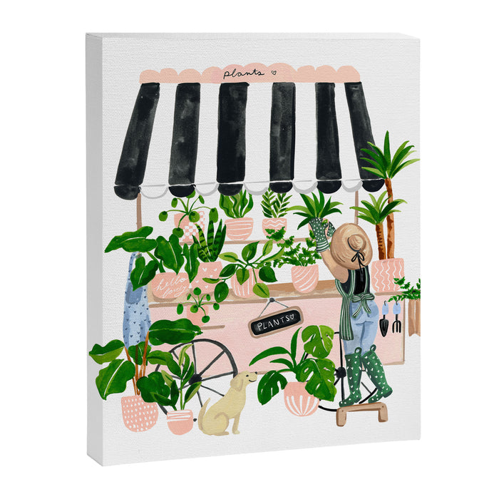 Plant Cart Canvas Print Gallery Image 1