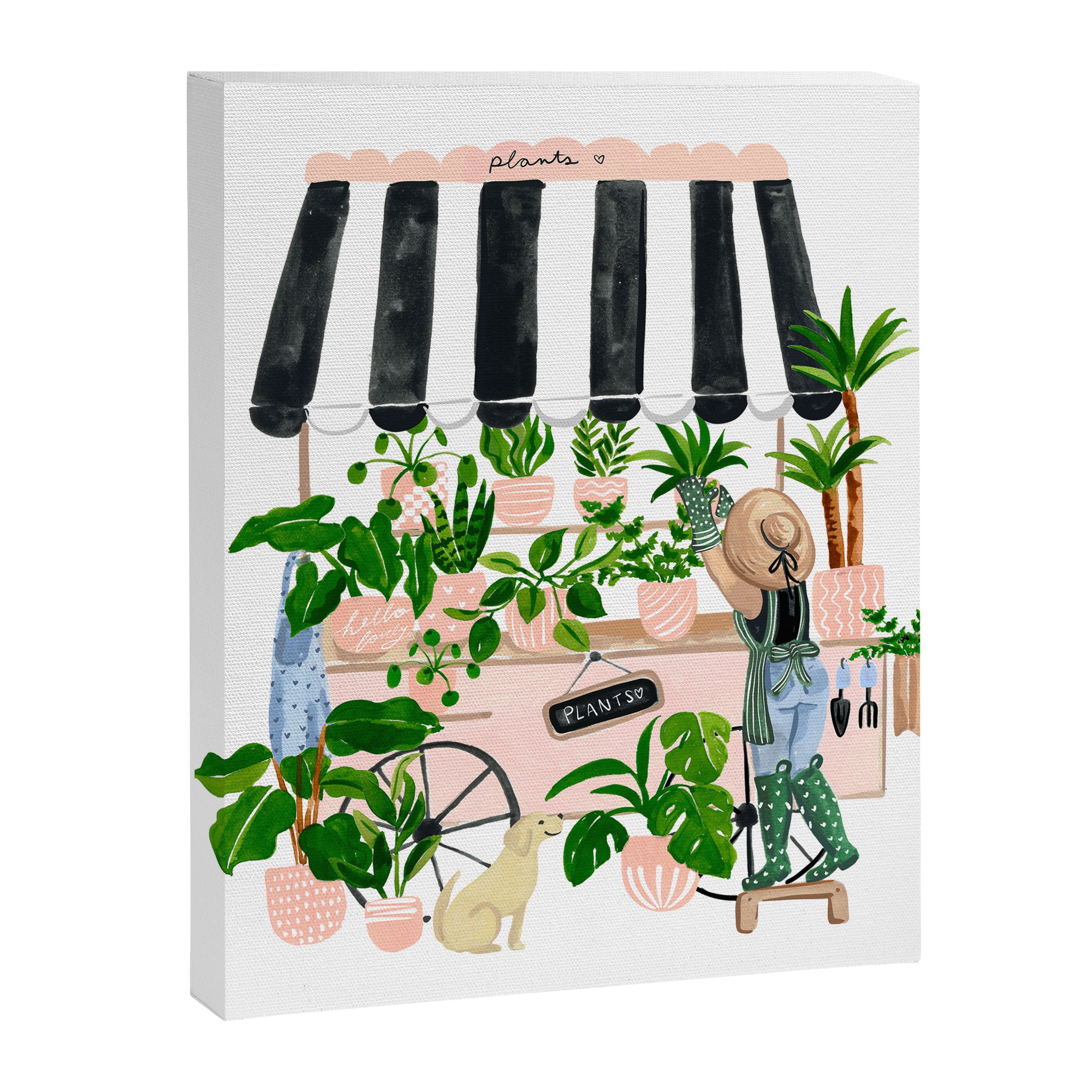 Plant Cart Canvas Print Gallery Image 6
