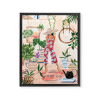Plant Lady Framed Canvas Print Gallery Image 6