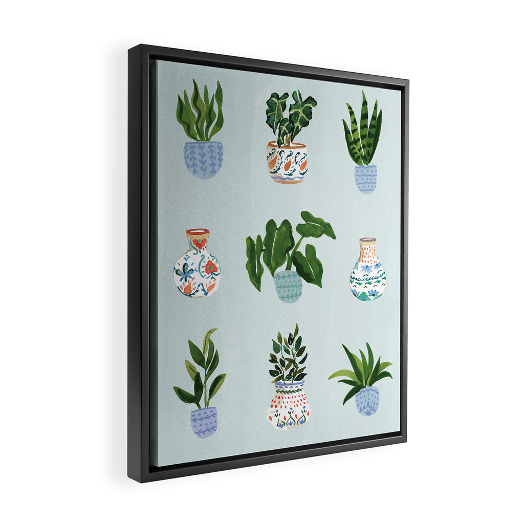 Plants Framed Canvas Print Gallery Image 2