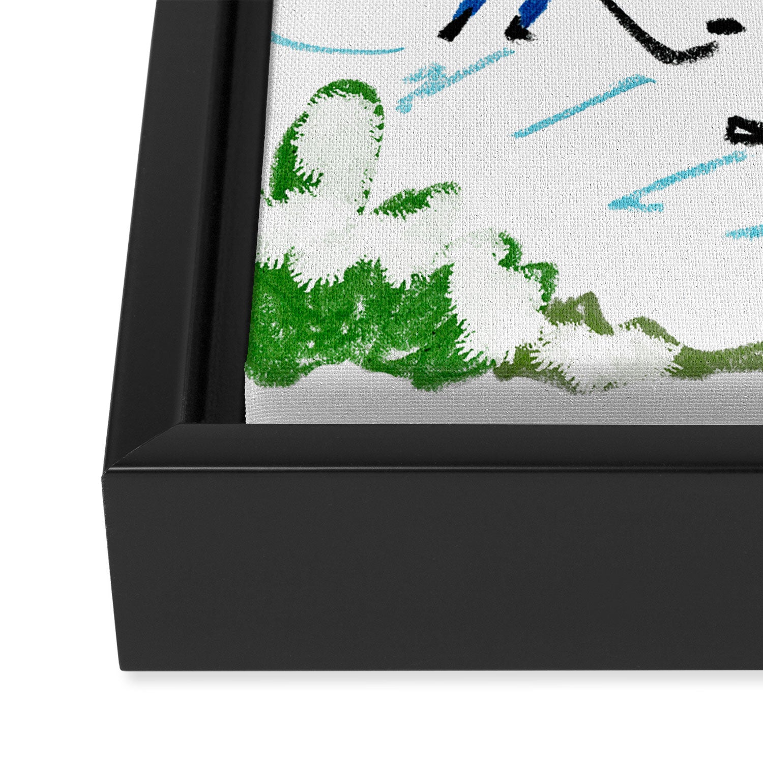 Pond Hockey Framed Canvas Print Gallery Image 3