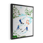 Pond Hockey Framed Canvas Print Gallery Image 2