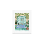 Poolside Siesta Art Print Gallery Image 1