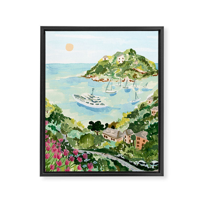 Portofino Framed Canvas Print Gallery Image 6