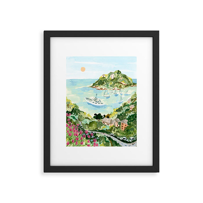 Portofino Framed Art Print Gallery Image 1